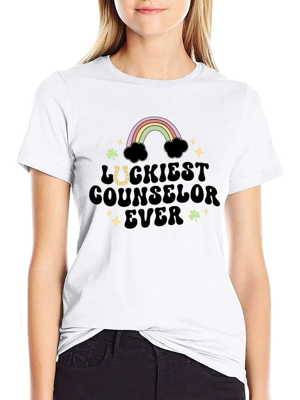 Luckiest Counselor Ever T-Shirt St. Patricks Day Apparel