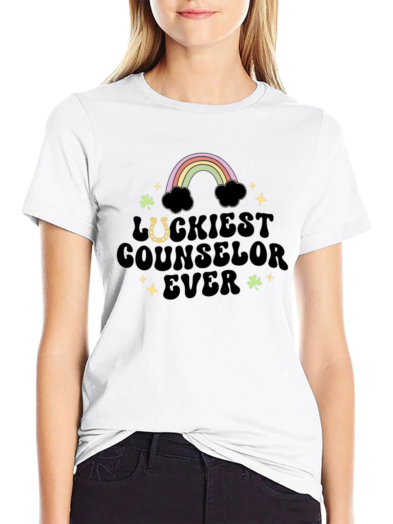 Luckiest Counselor Ever T-Shirt St. Patricks Day Apparel