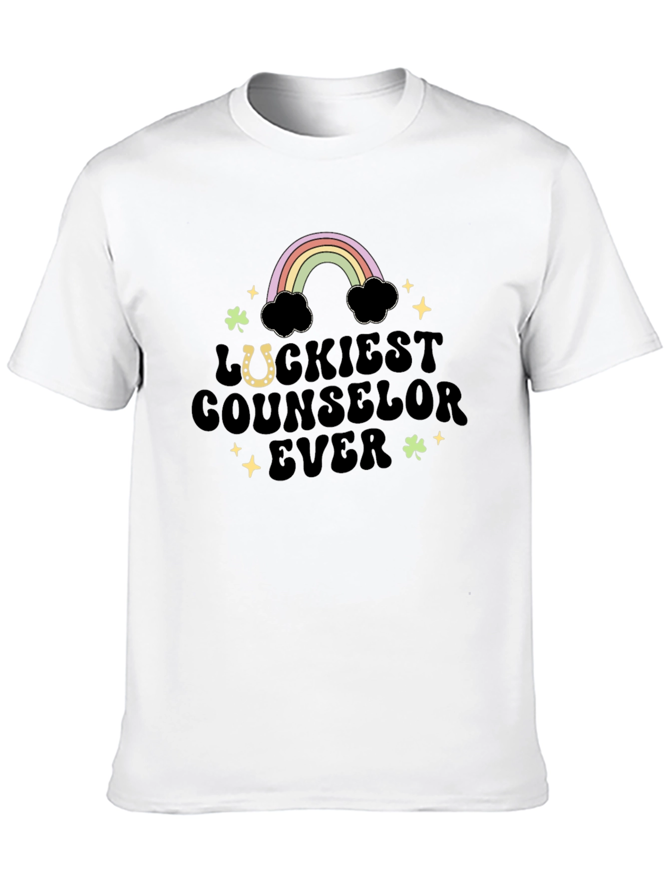 Luckiest Counselor Ever T-Shirt St. Patricks Day Apparel