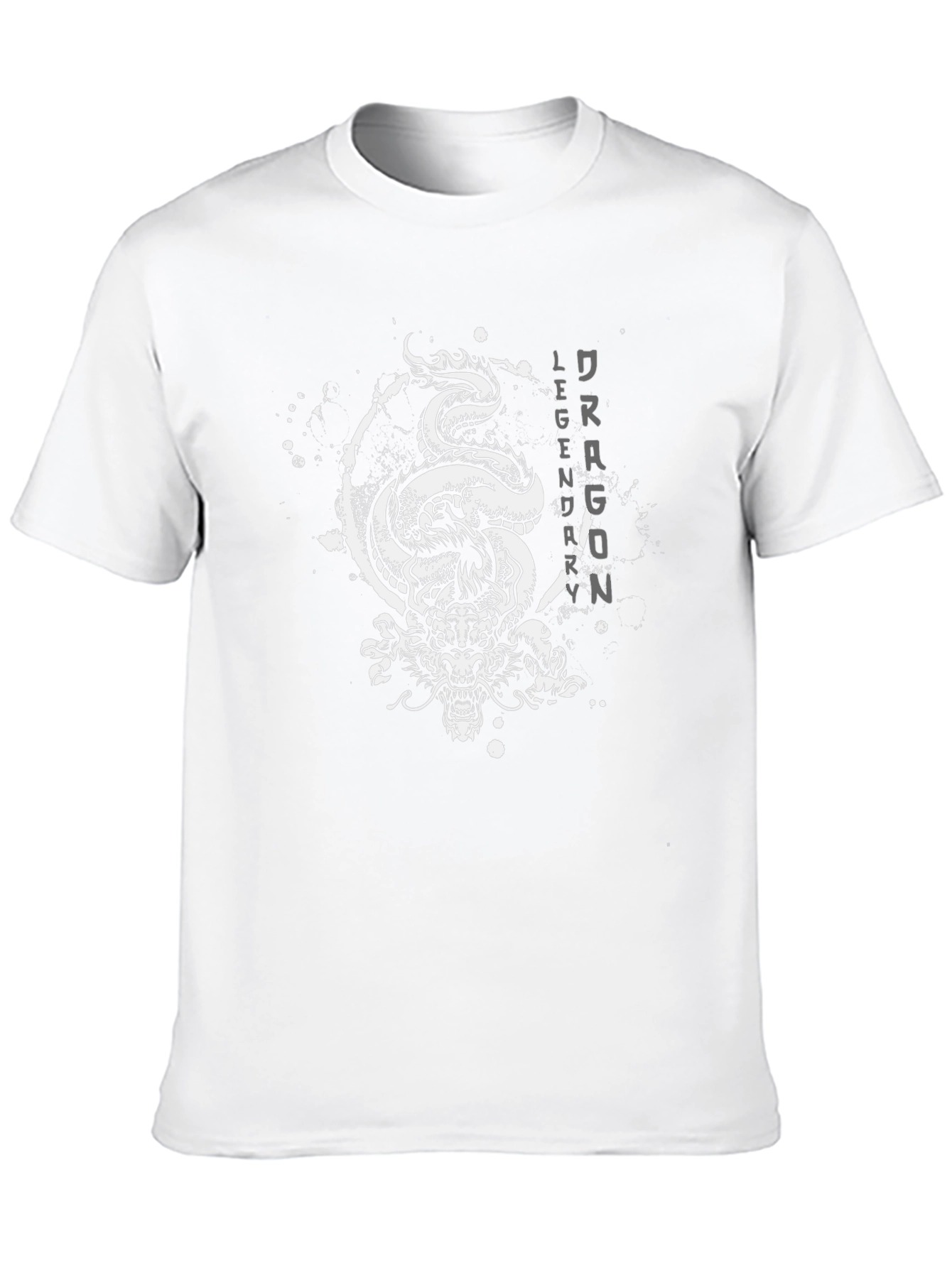 Dragon Legend Graphic Black T-Shirt