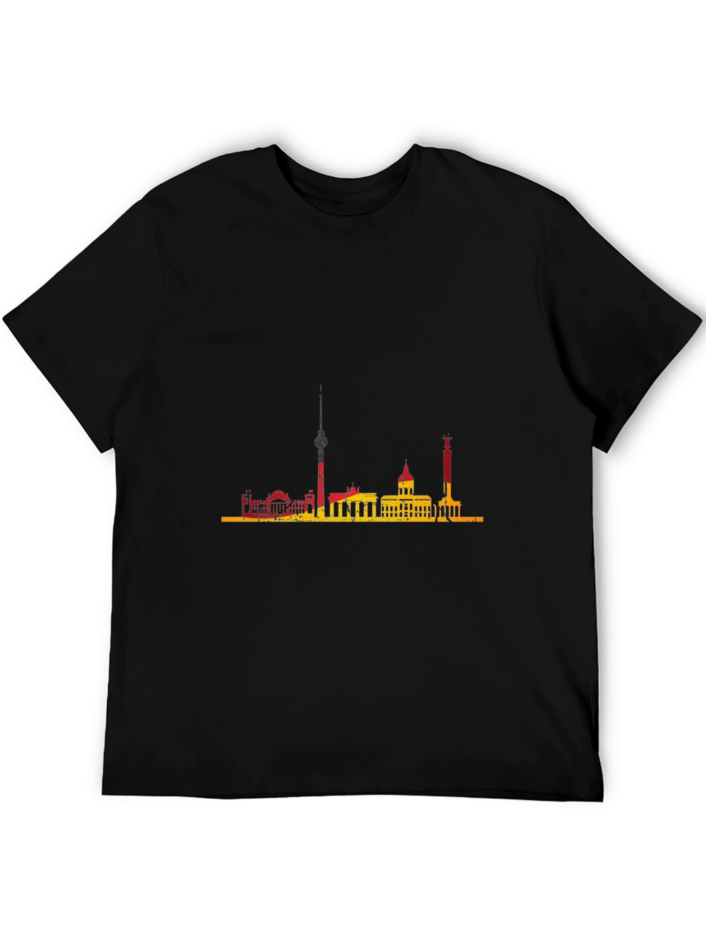 Berlin Skyline Graphic Tee - Black T-Shirt