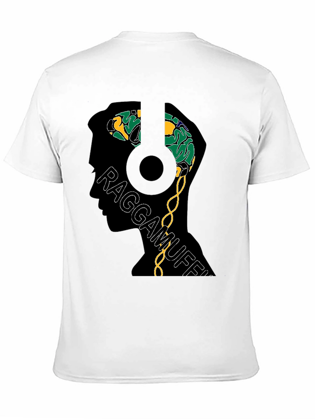 Raggamuffin Brain Graphic Tee - Unique Design