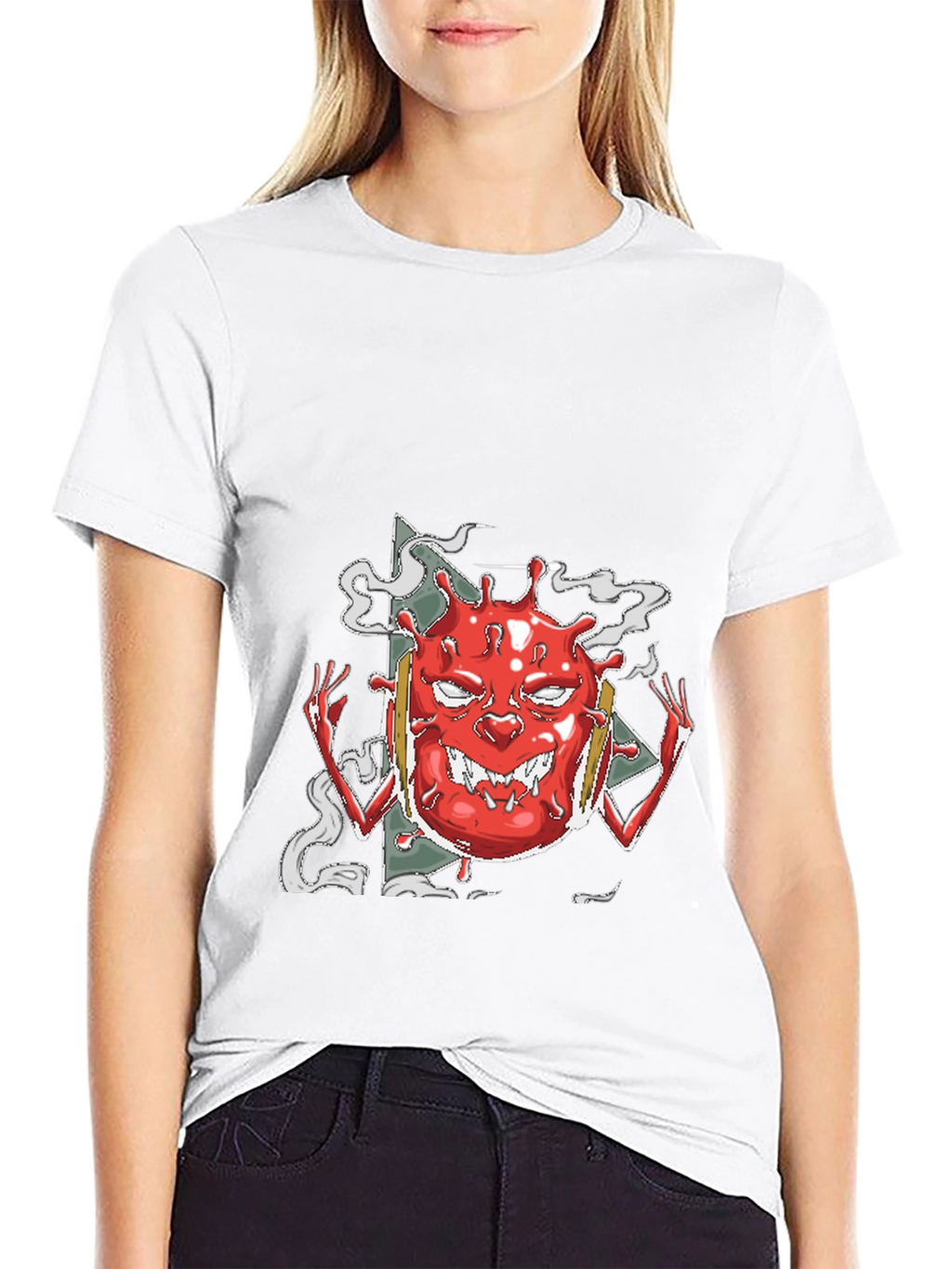 Red Virus Graphic T-Shirt