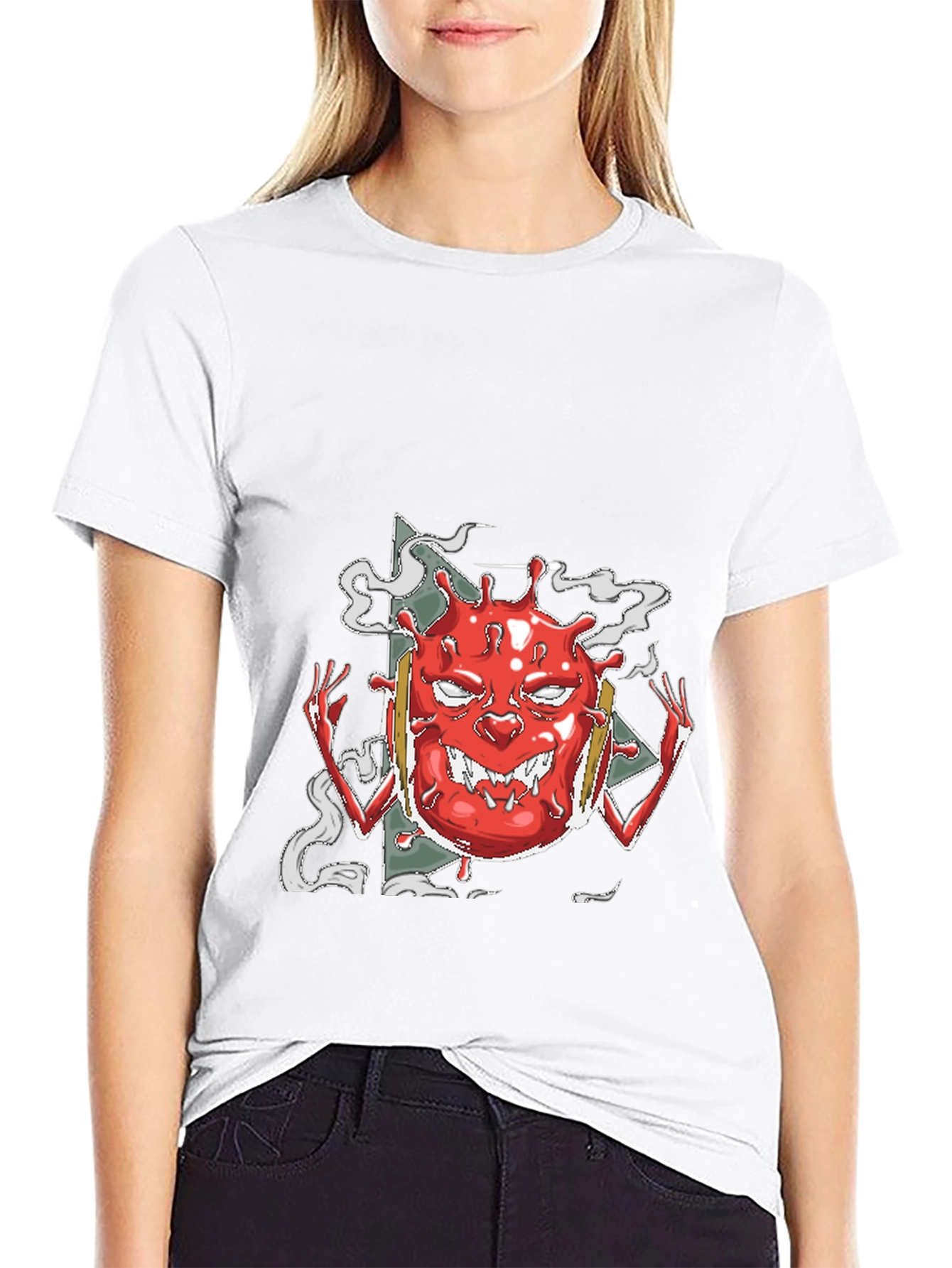 Red Virus Graphic T-Shirt