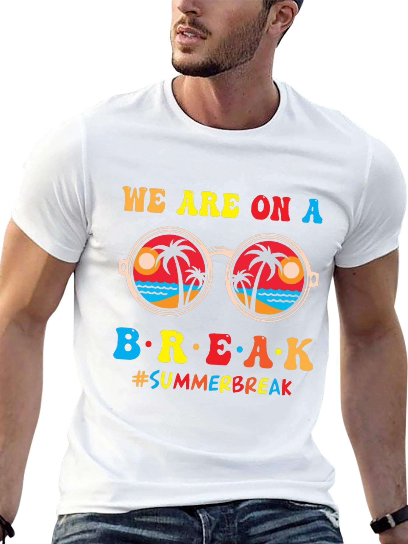 Summer Break Graphic T-Shirt