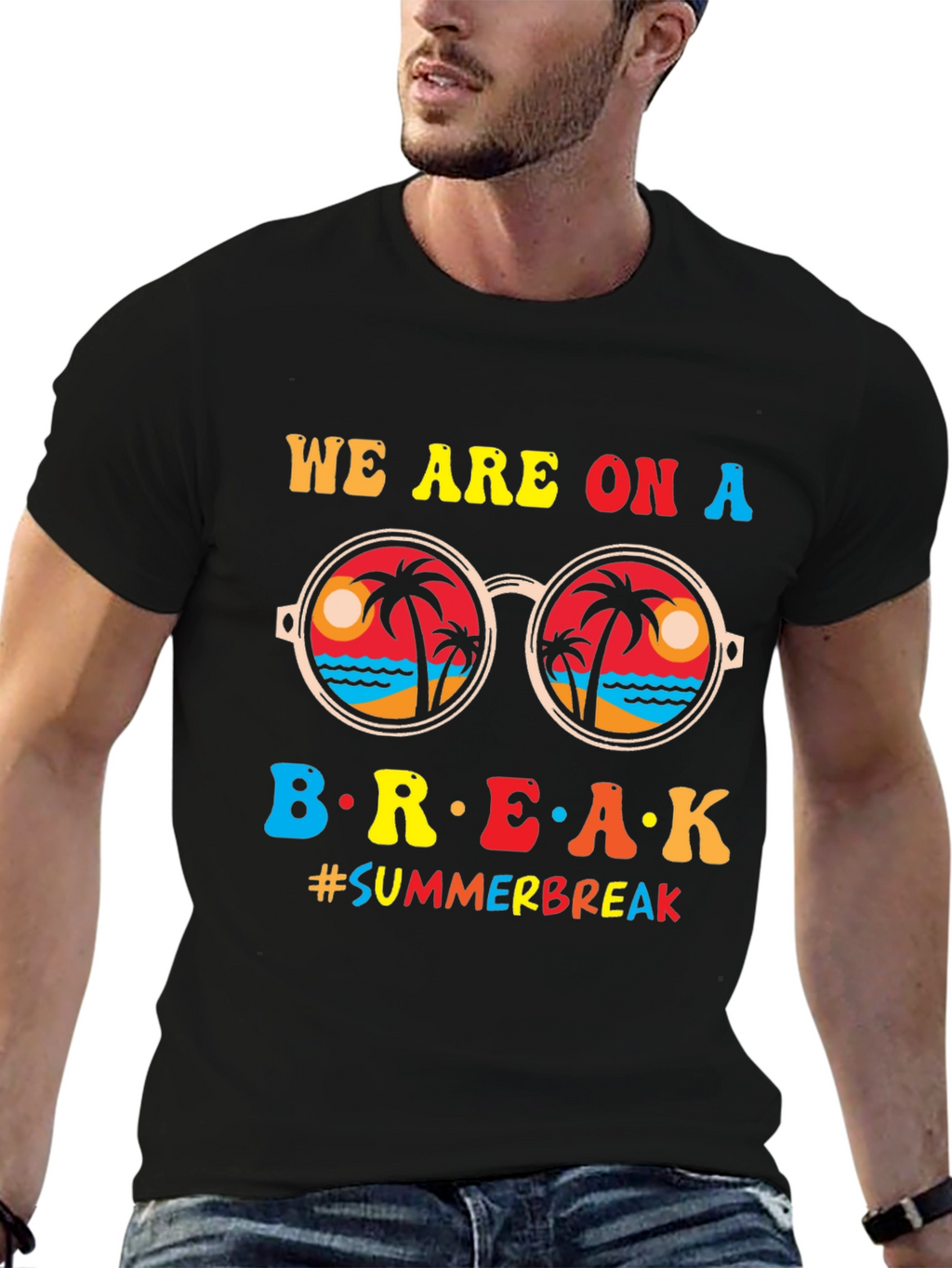 Summer Break Graphic T-Shirt