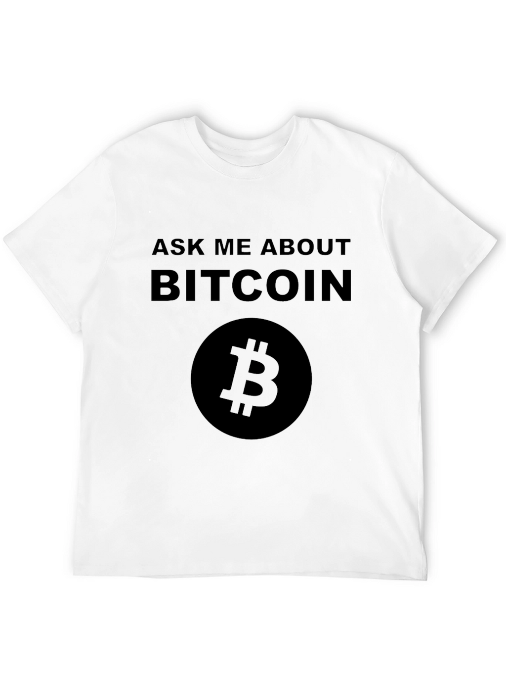 Ask Me About Bitcoin Black T-Shirt