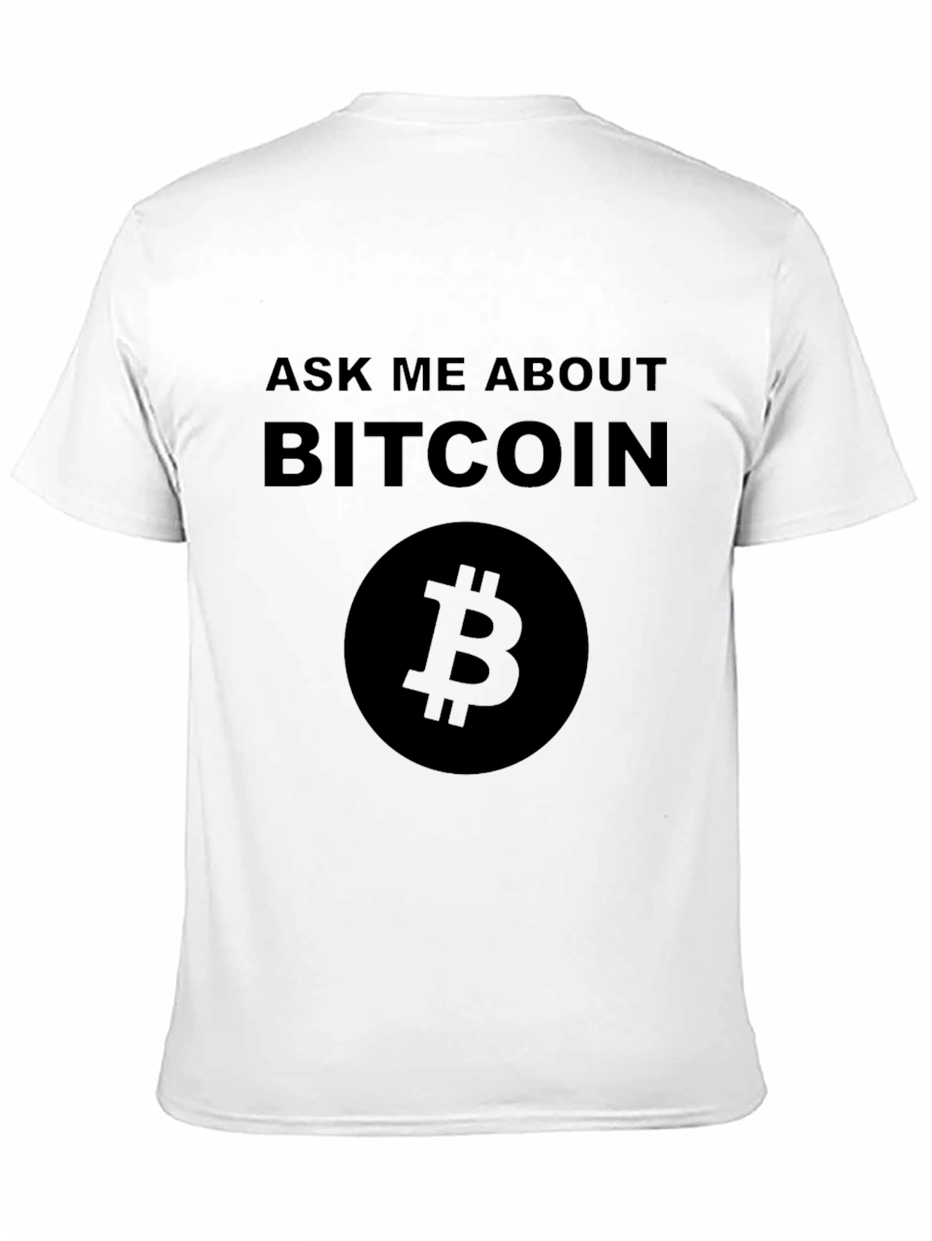 Ask Me About Bitcoin Black T-Shirt