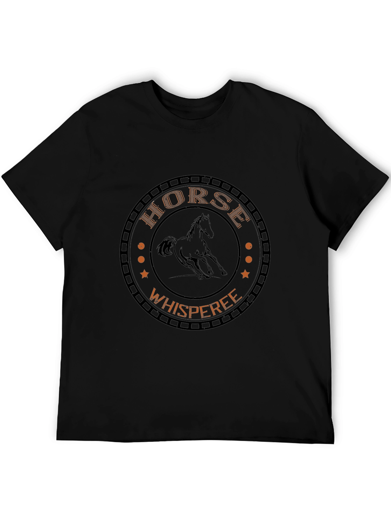 Horse Whisperer Graphic T-Shirt - Black