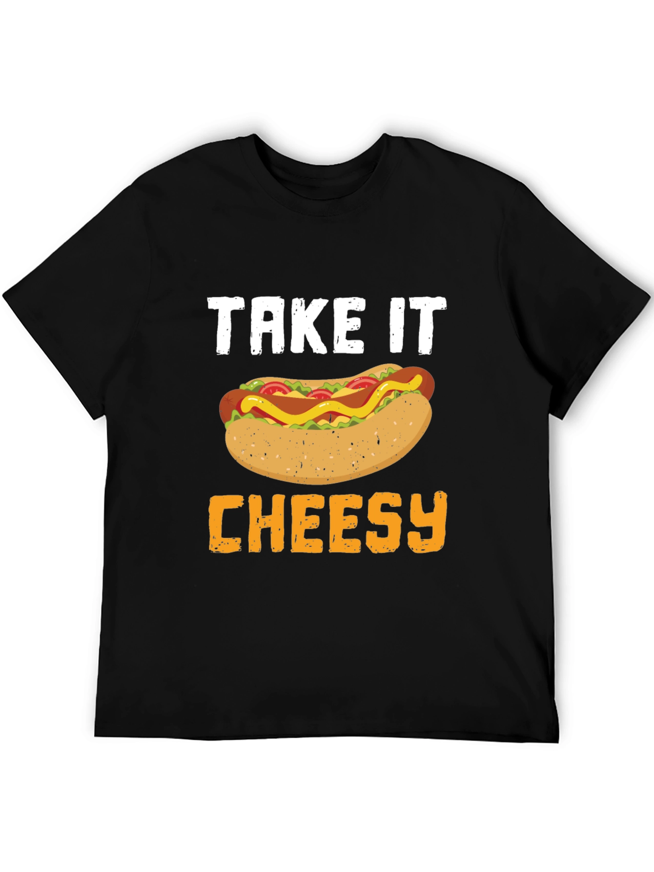 Take It Cheesy Hot Dog T-Shirt