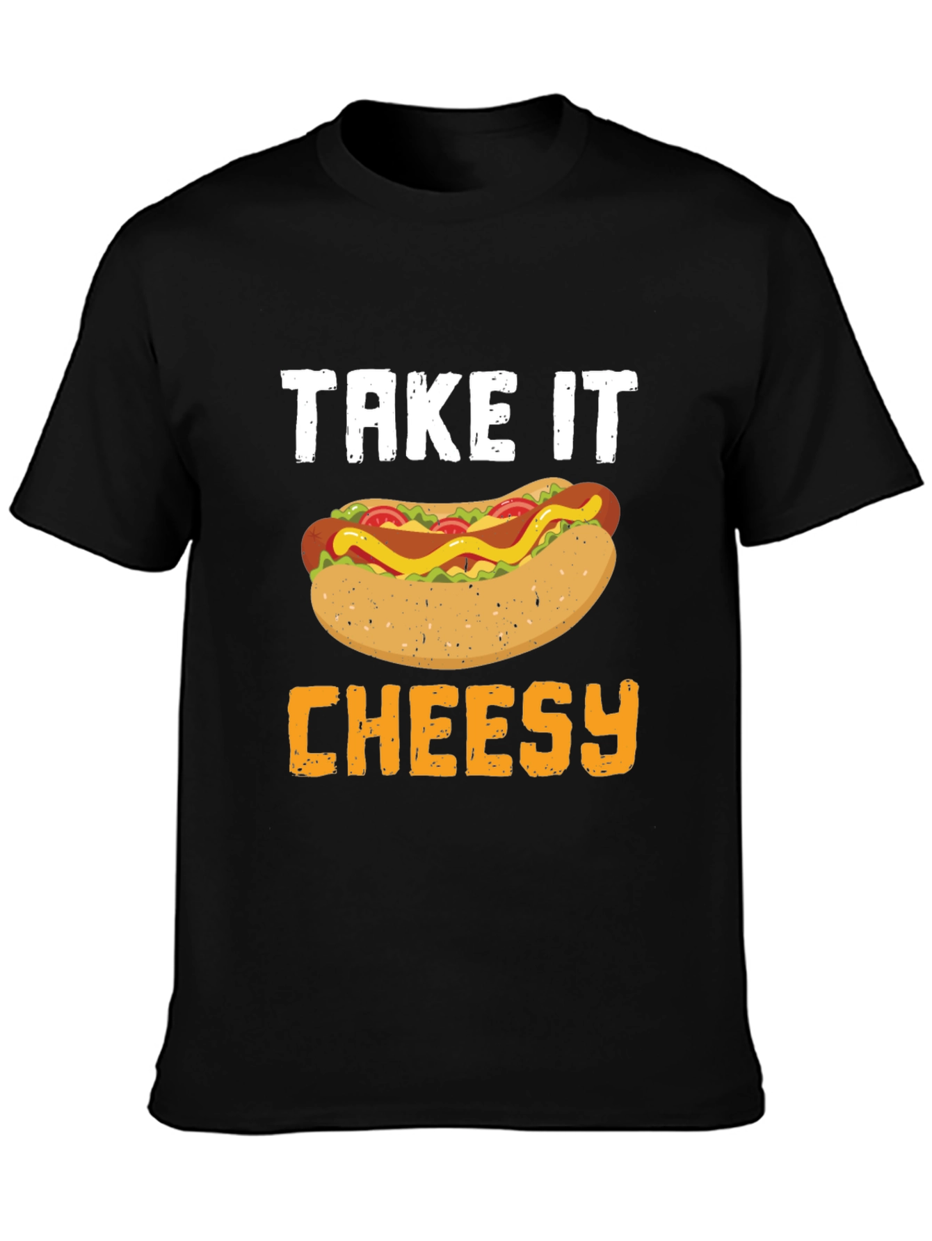 Take It Cheesy Hot Dog T-Shirt