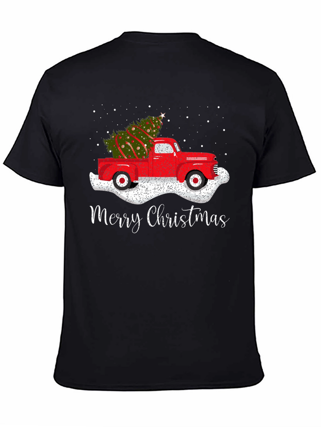 Merry Christmas Red Truck Tee