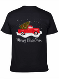 Merry Christmas Red Truck Tee