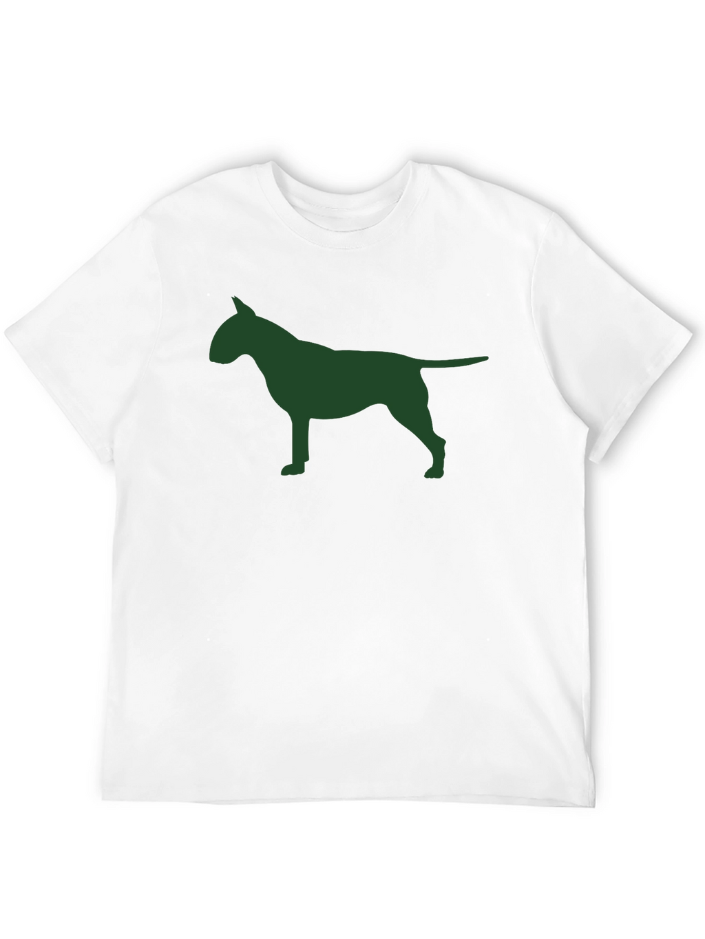 Bull Terrier Silhouette Black T-Shirt