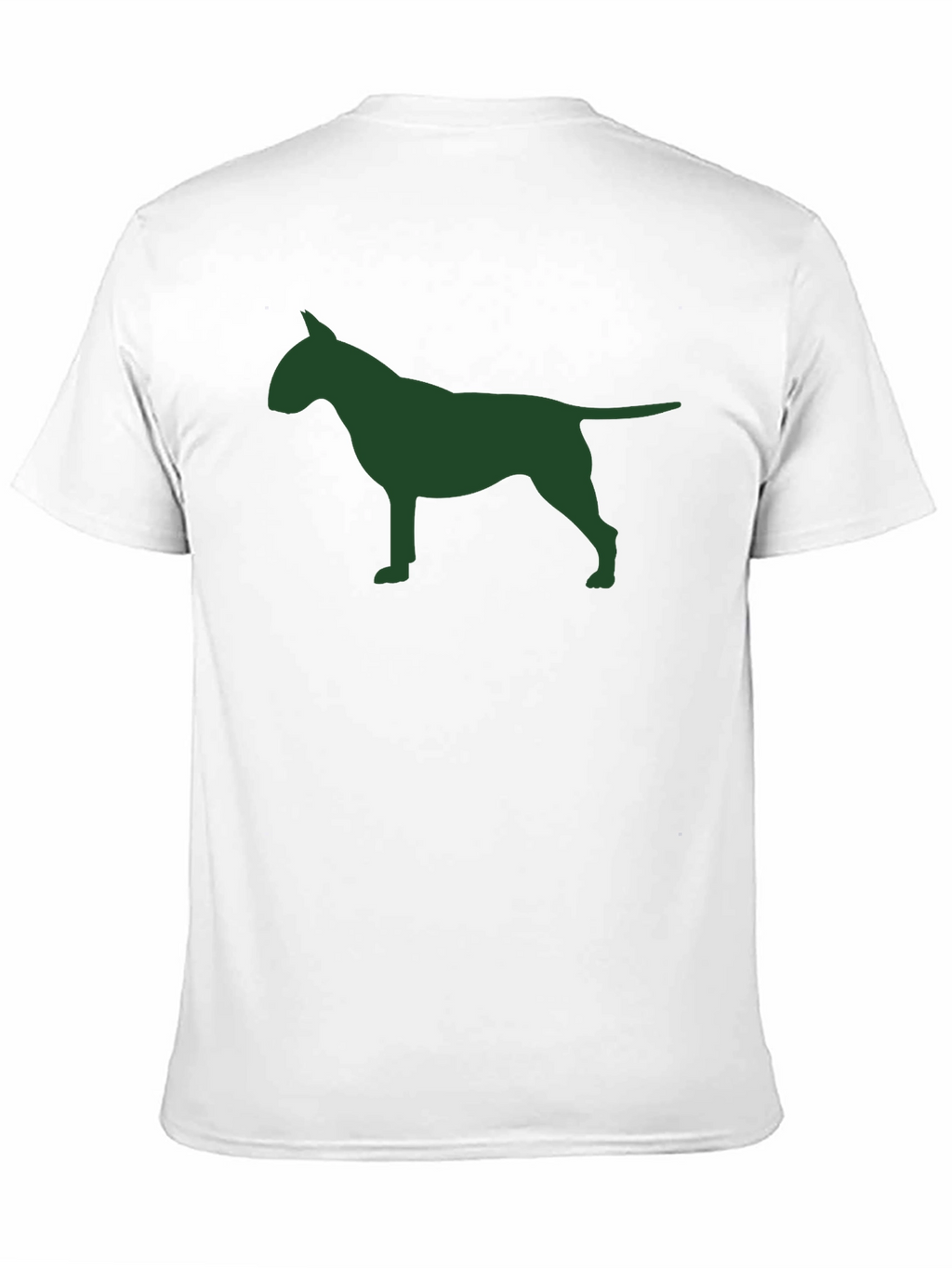 Bull Terrier Silhouette Black T-Shirt
