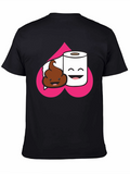 Poop & TP T-Shirt: Funny Graphic Tee