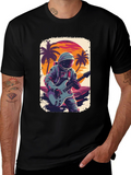 Astronaut Guitarist Graphic Tee
