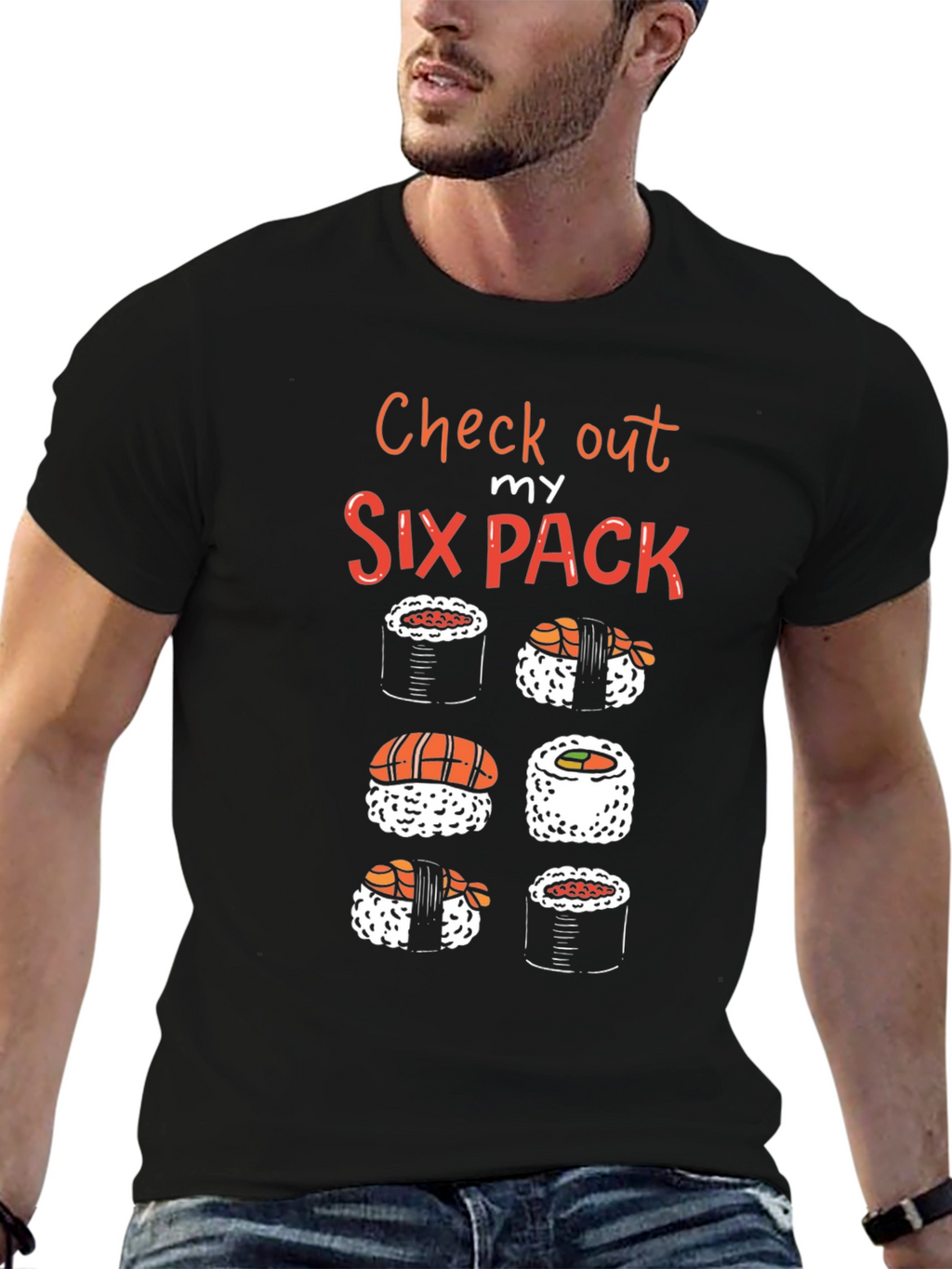 Sushi Six Pack T-Shirt
