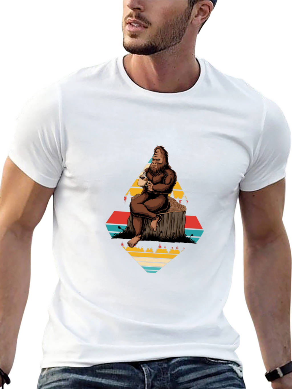 Bigfoot Coffee Break Graphic Tee