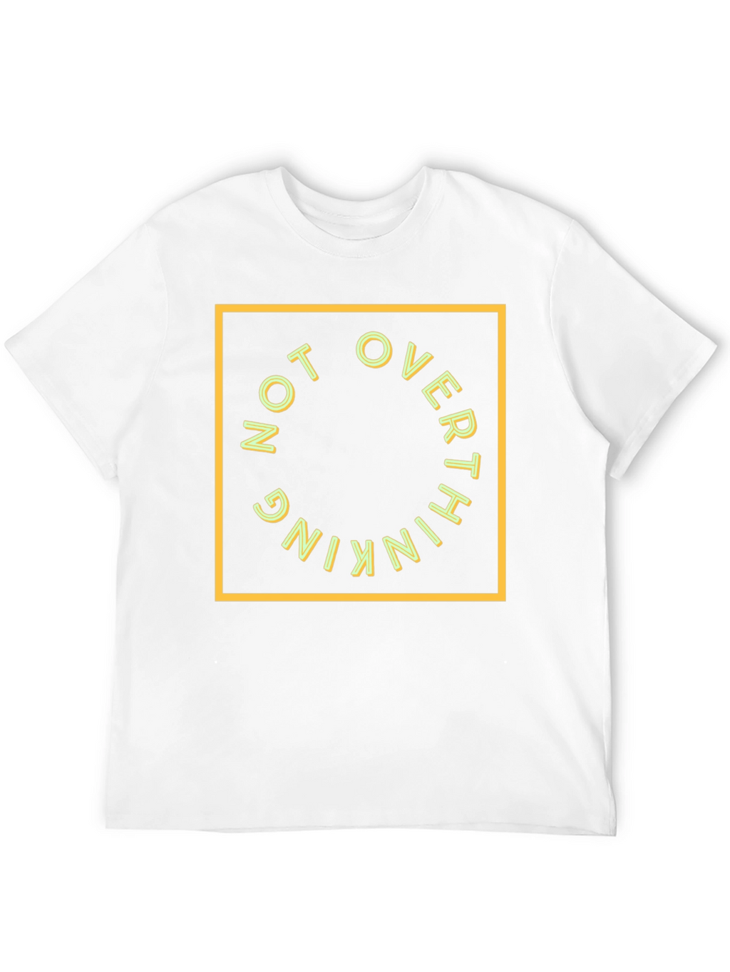 Not Overthinking Graphic Tee - Black
