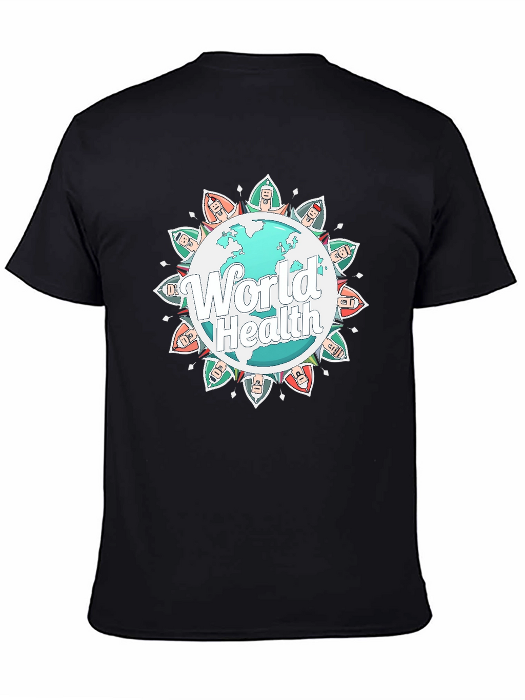 World Health Graphic Tee - Unisex Black T-Shirt