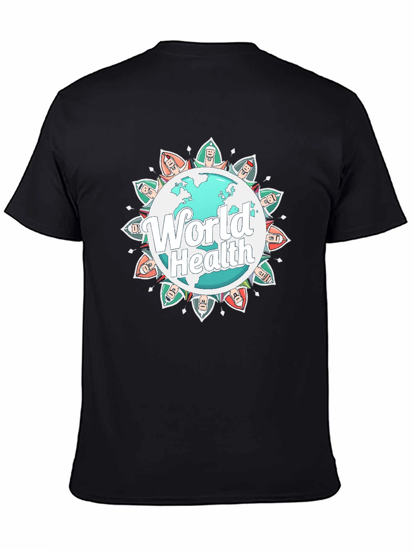 World Health Graphic Tee - Unisex Black T-Shirt
