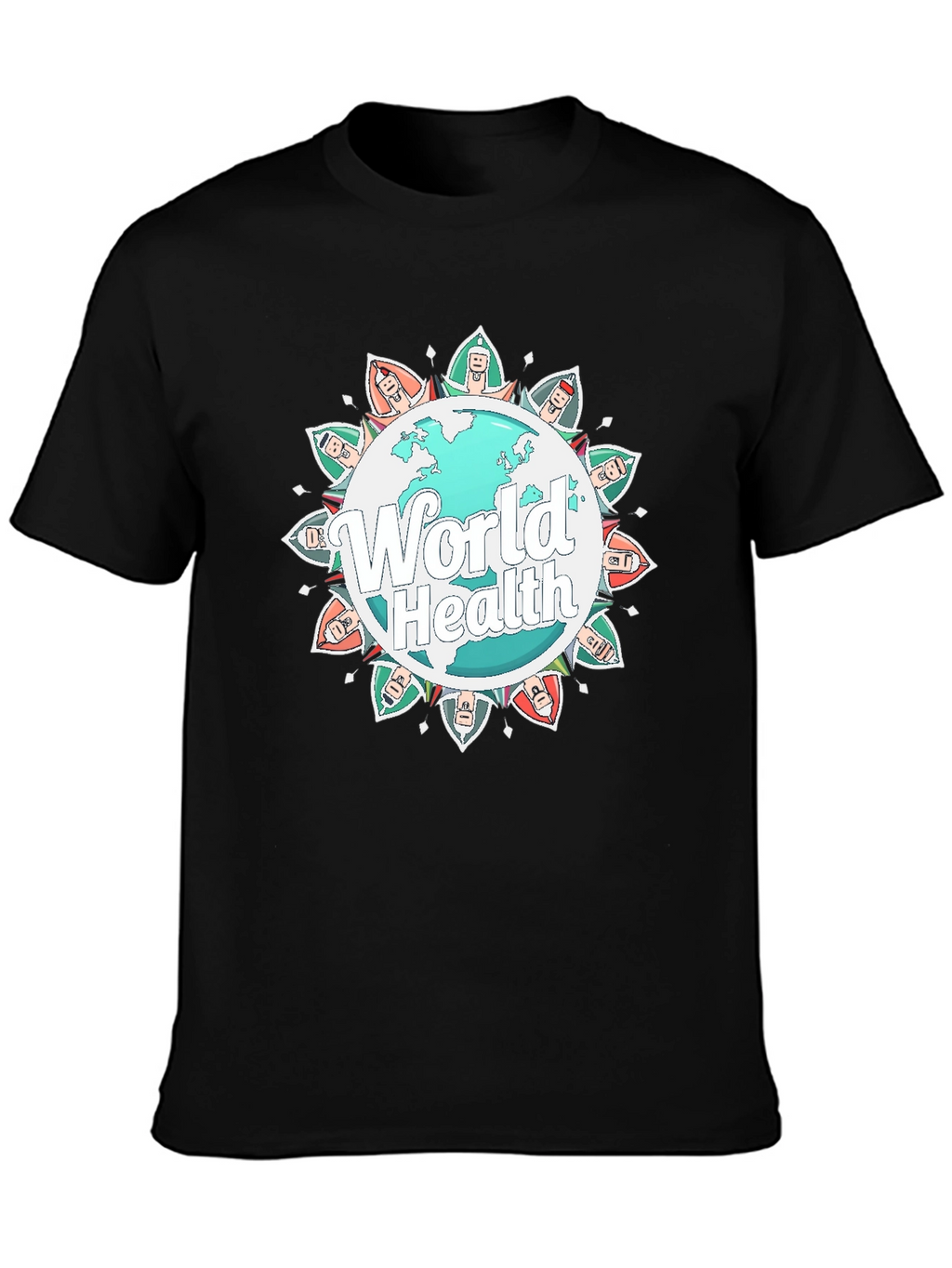 World Health Graphic Tee - Unisex Black T-Shirt