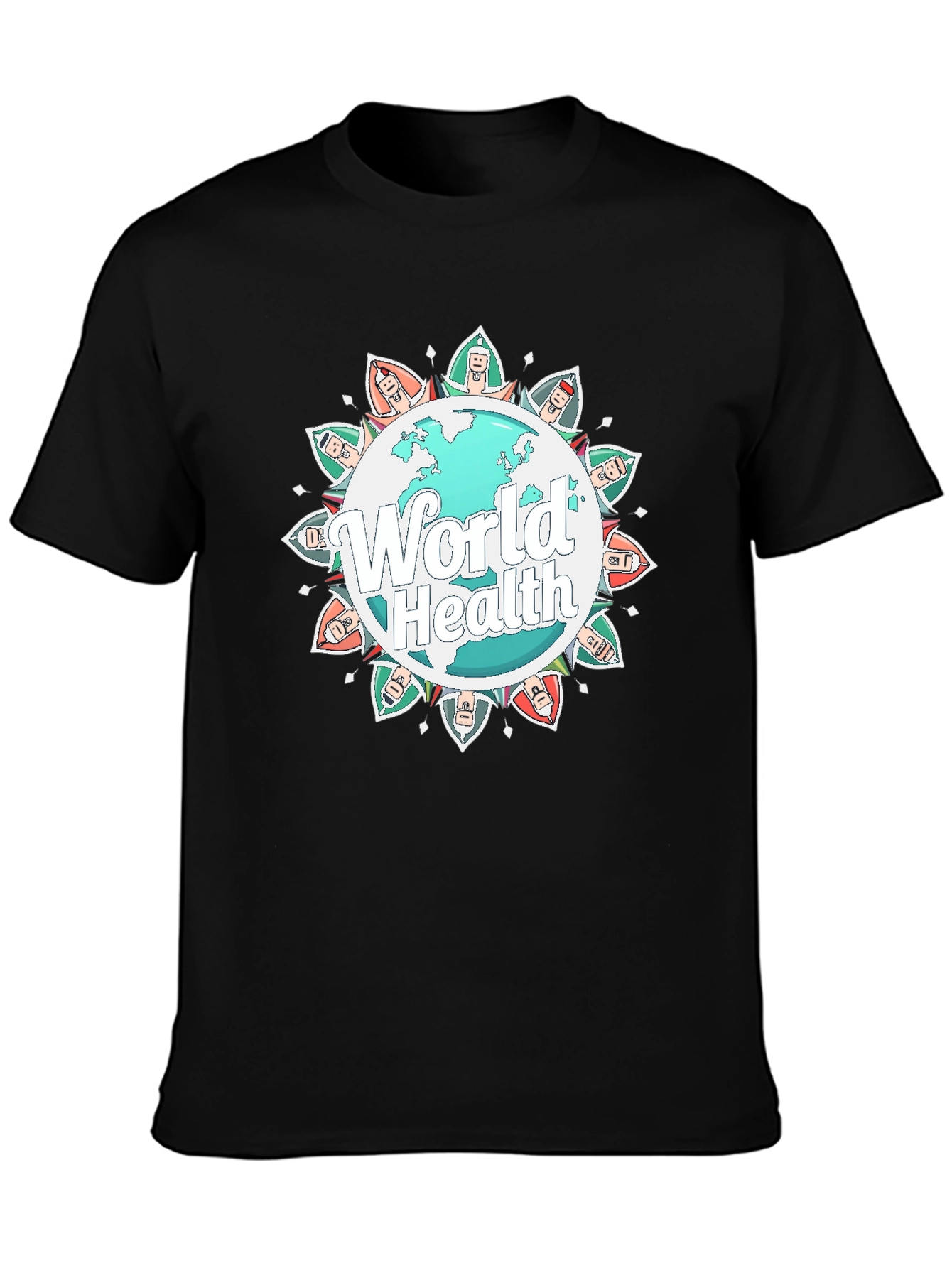 World Health Graphic Tee - Unisex Black T-Shirt