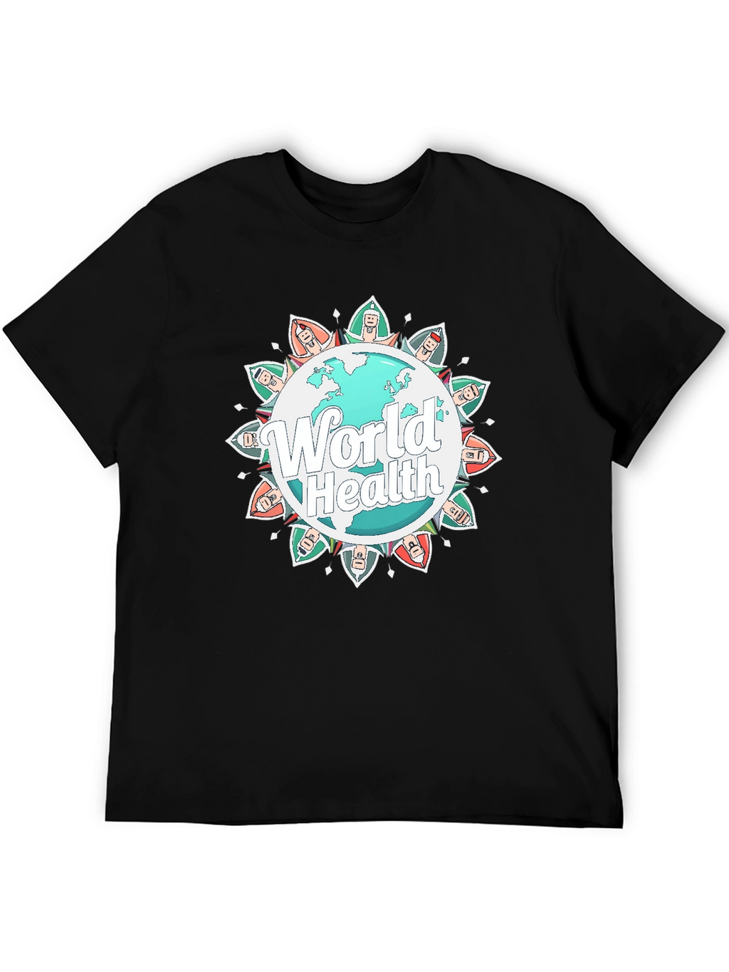 World Health Graphic Tee - Unisex Black T-Shirt