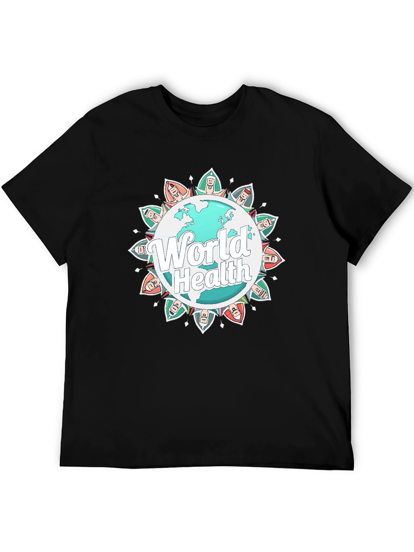 World Health Graphic Tee - Unisex Black T-Shirt
