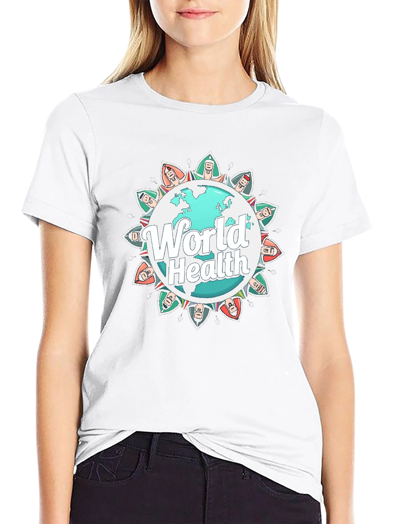 World Health Graphic Tee - Unisex Black T-Shirt