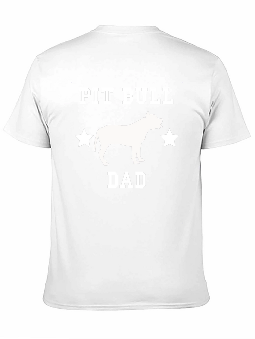 Pit Bull Dad Graphic T-Shirt - Mens Black Tee