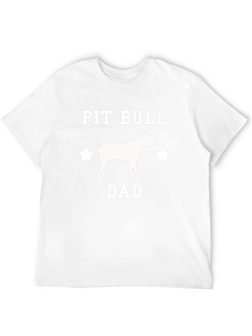 Pit Bull Dad Graphic T-Shirt - Mens Black Tee