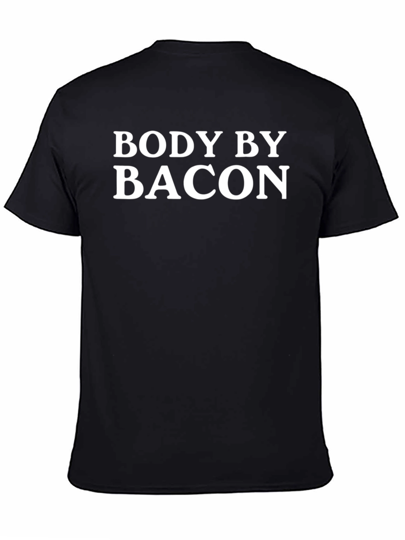 Body By Bacon Graphic Tee - Funny Foodie T-Shirt