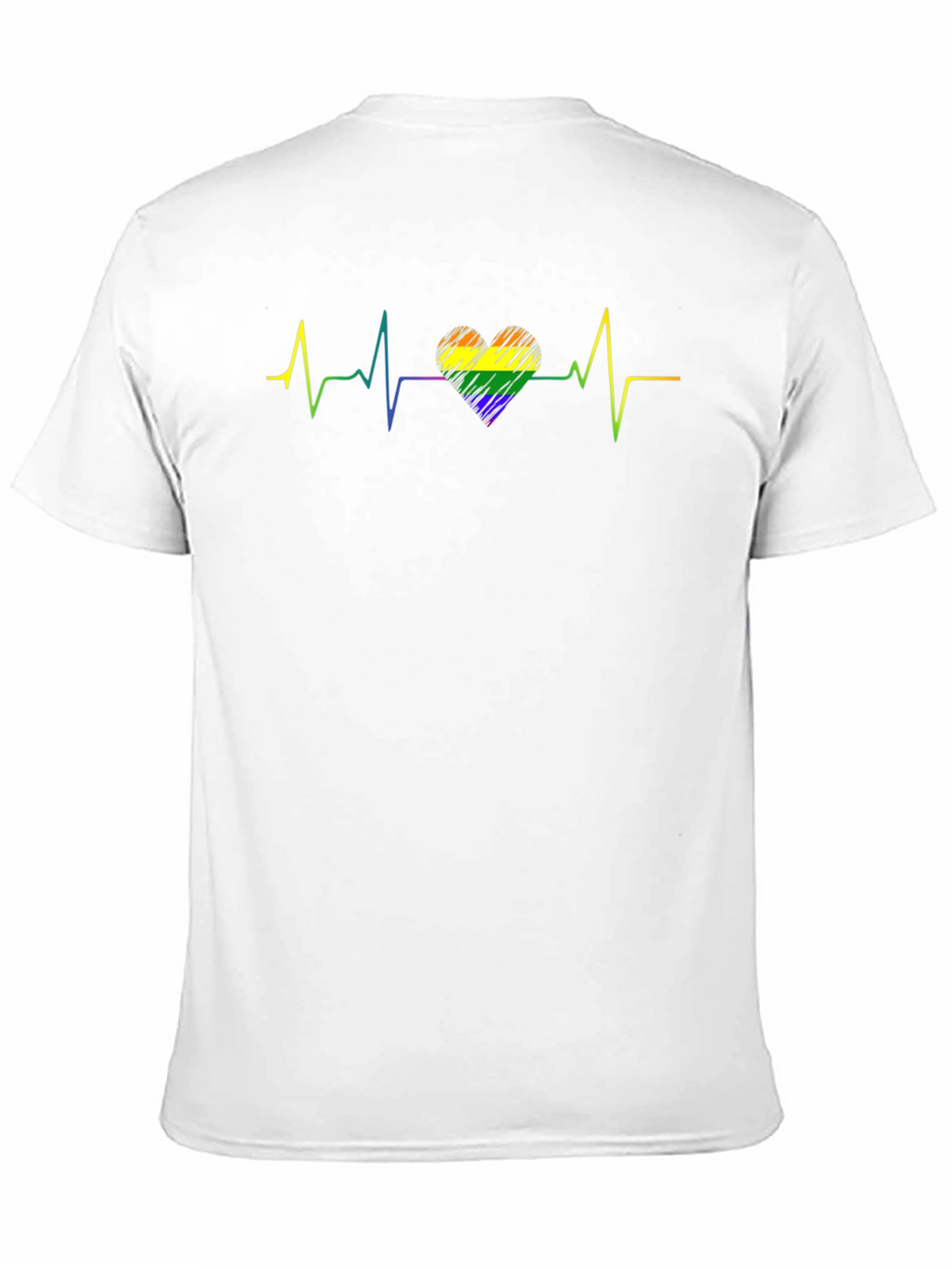 Pride Heartbeat T-Shirt - Black