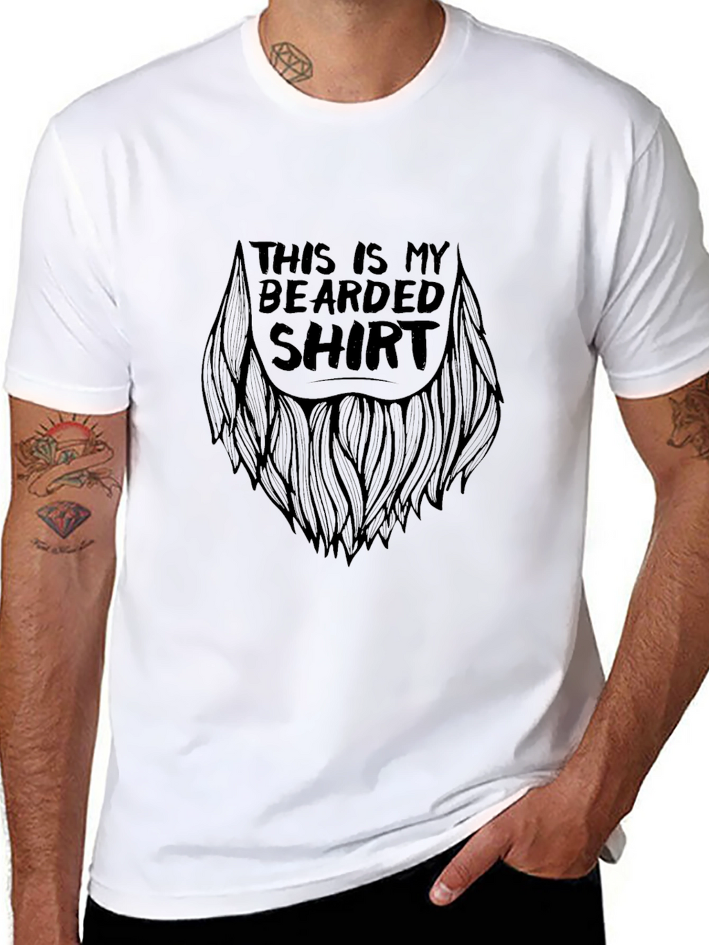 Funny Bearded Shirt - This is My Bearded Shirt