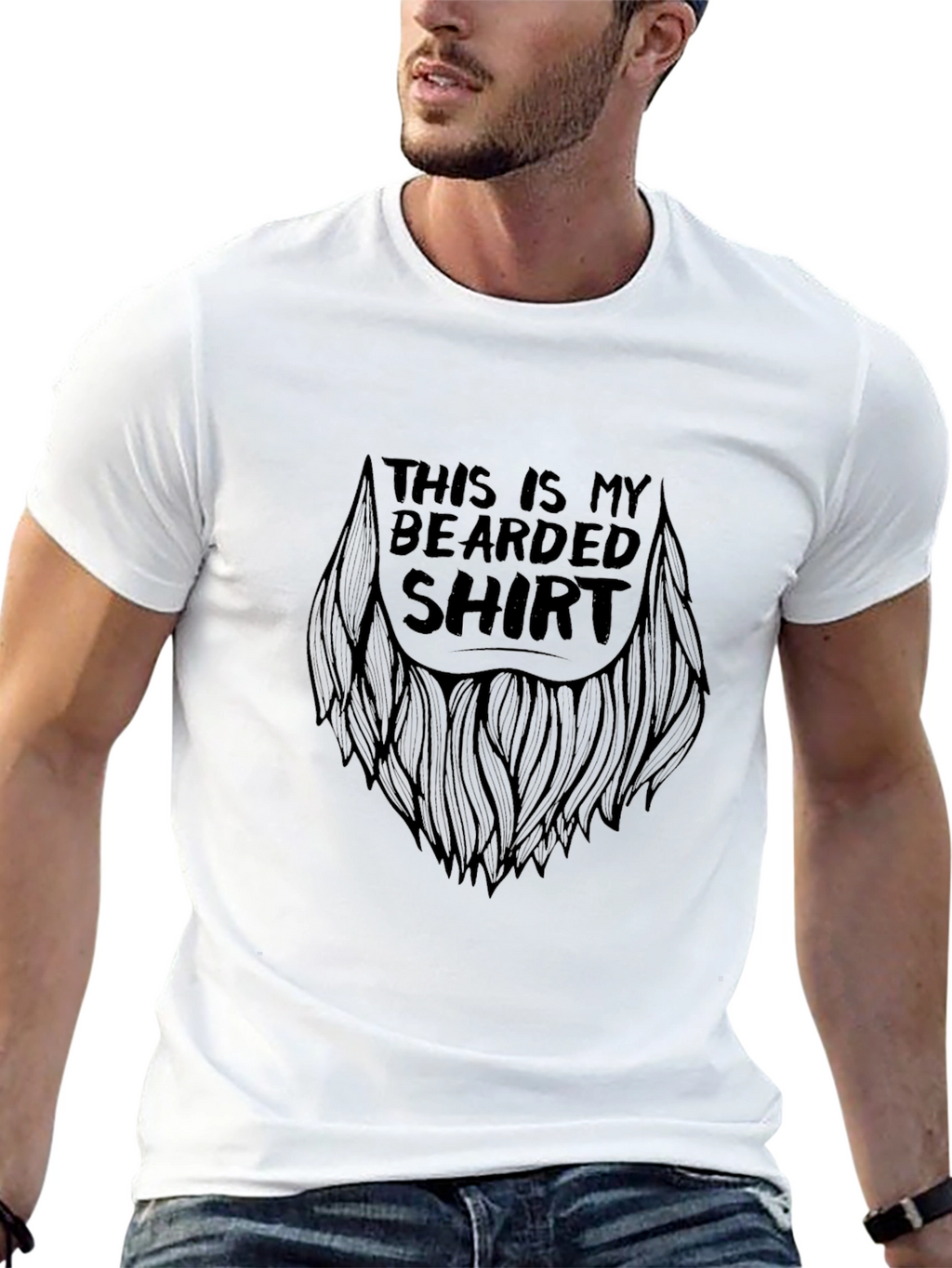 Funny Bearded Shirt - This is My Bearded Shirt