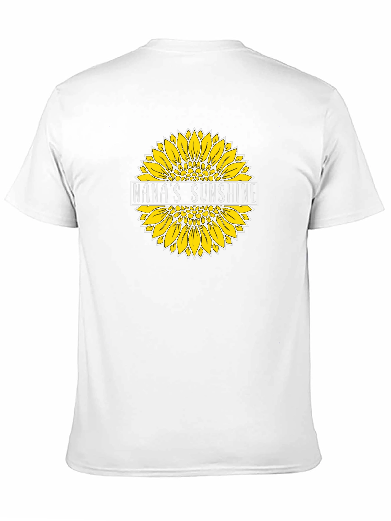 Nanas Sunshine Sunflower Graphic T-Shirt - Black