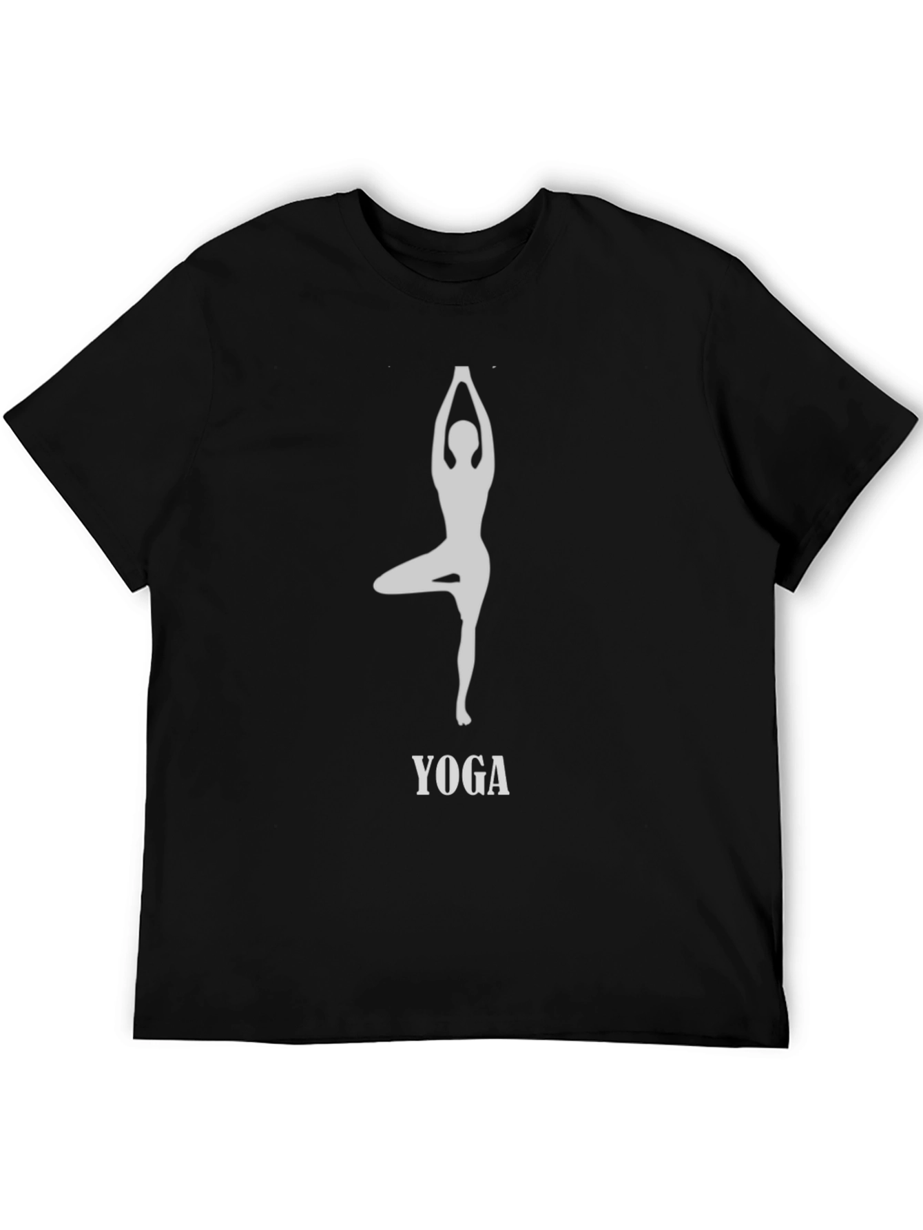 Yoga Pose Graphic Tee - Balance & Style