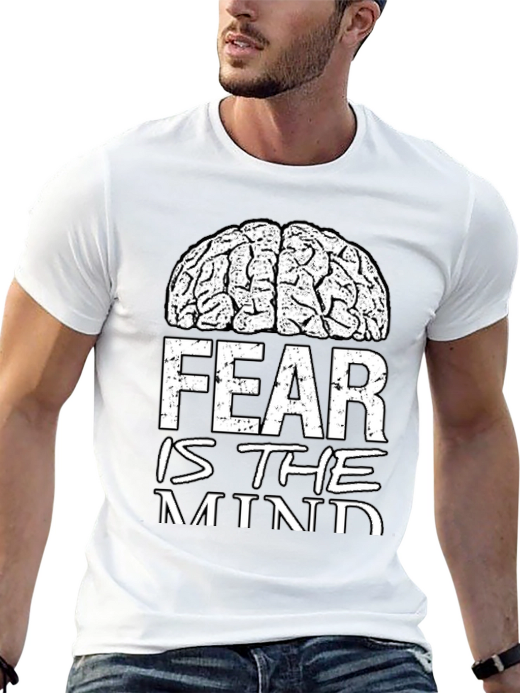 Brain Fear Mind T-Shirt - Black