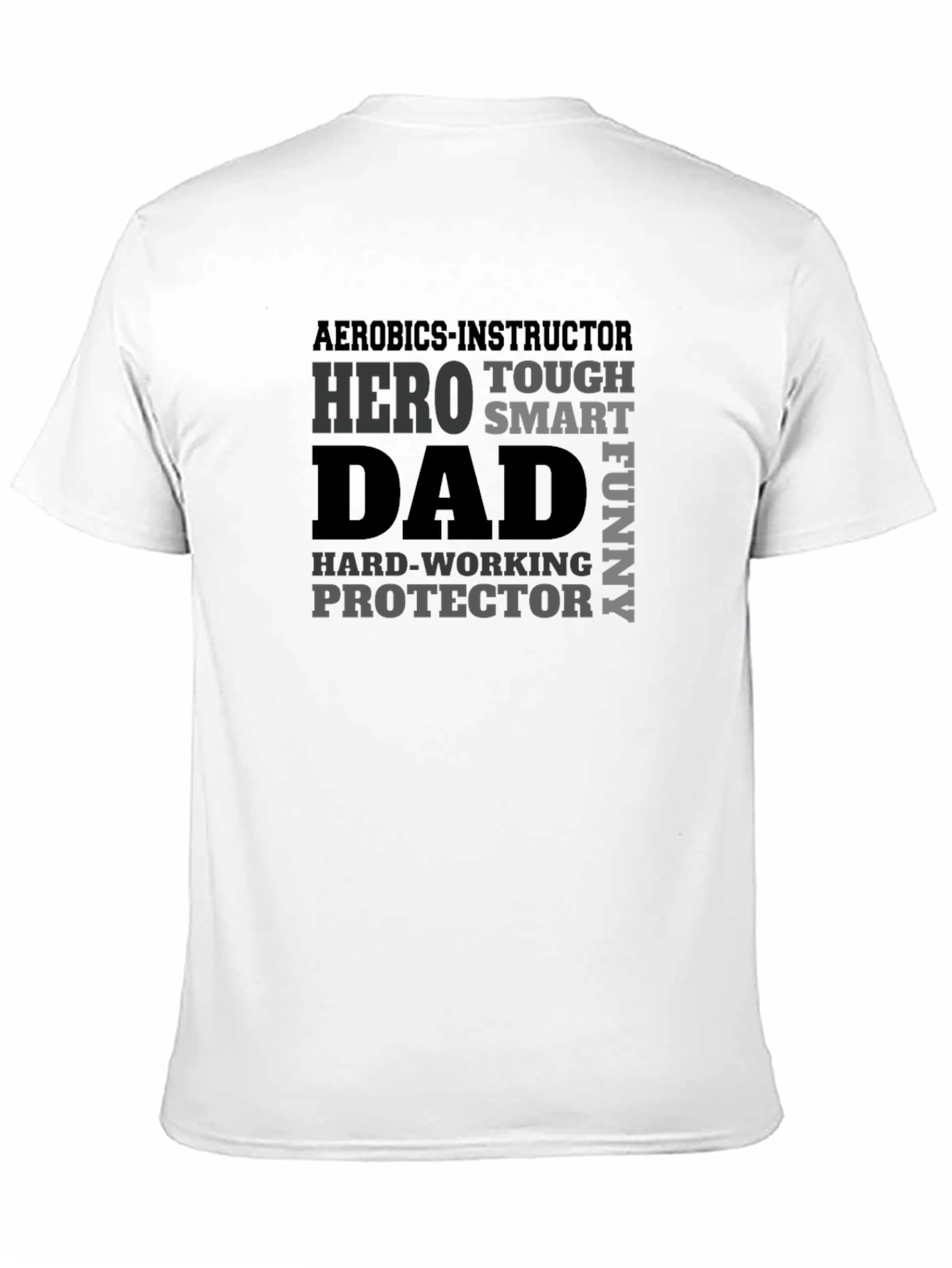 Aerobics Instructor Dad Hero Graphic T-Shirt