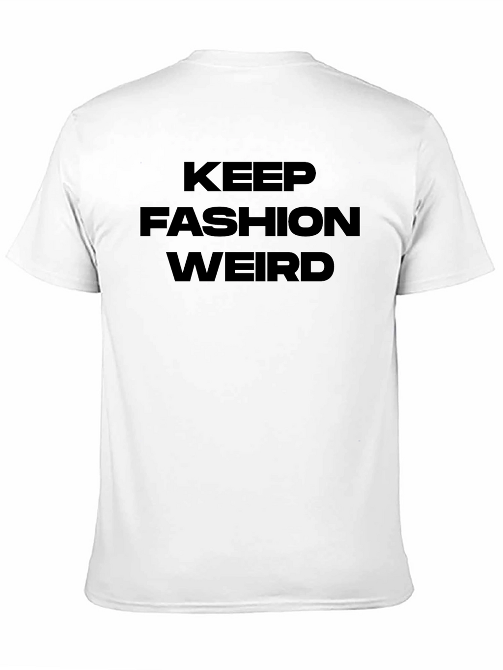 Keep Fashion Weird Black Graphic Tee