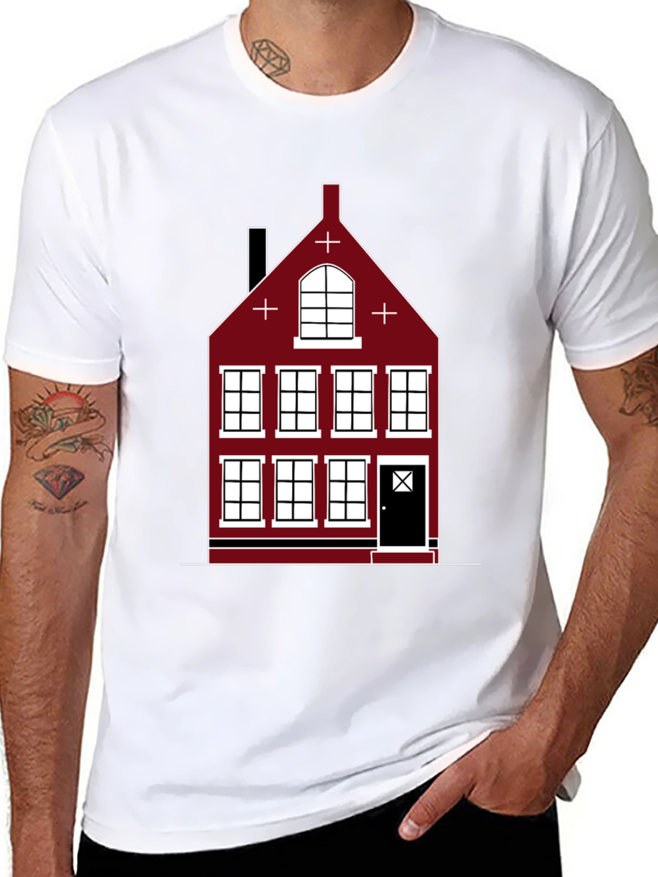 Amsterdam House T-Shirt - Cool Graphic Tee