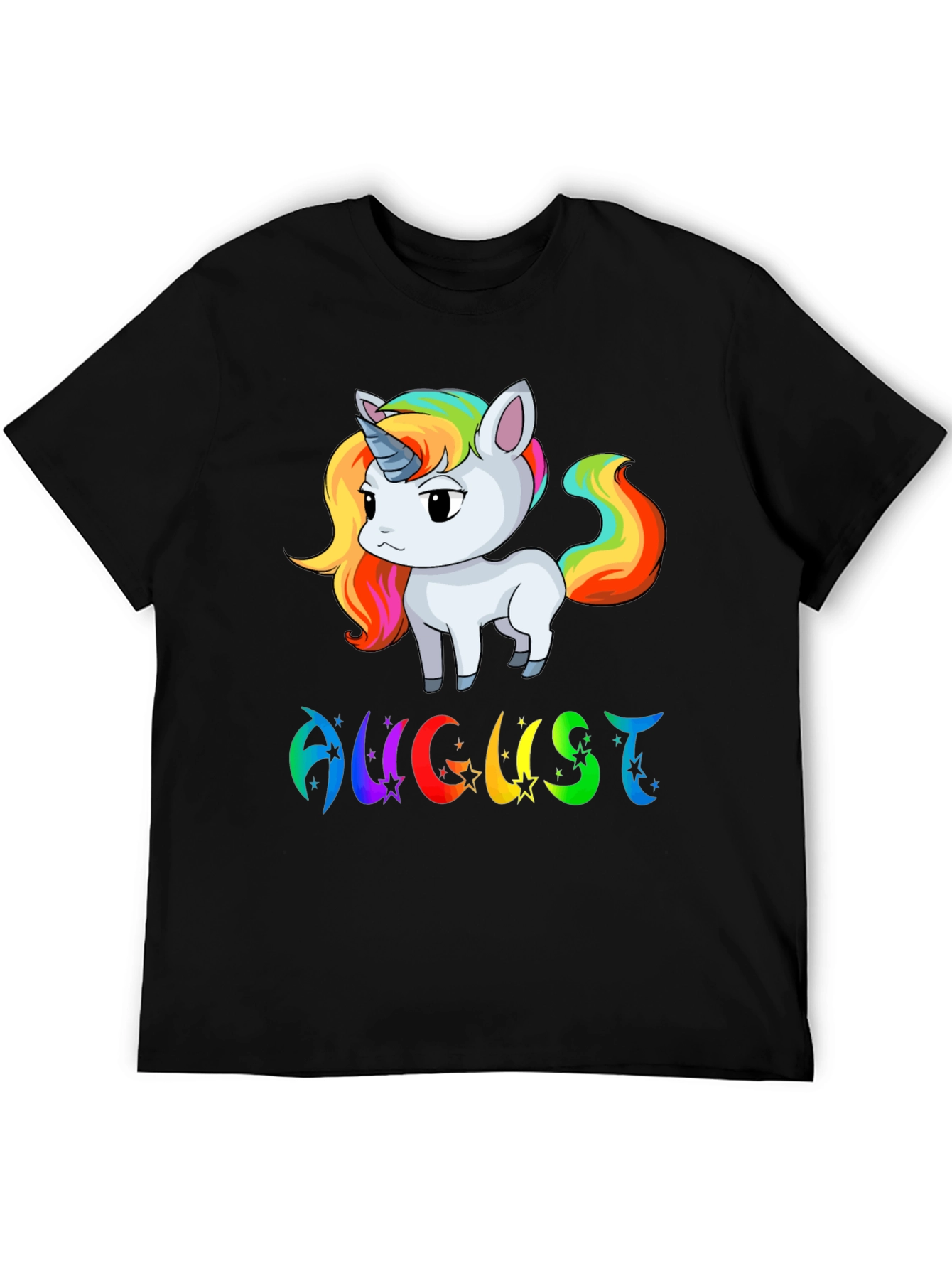 August Unicorn Birthday T-Shirt