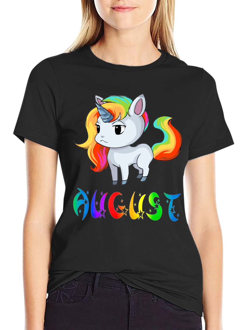 August Unicorn Birthday T-Shirt