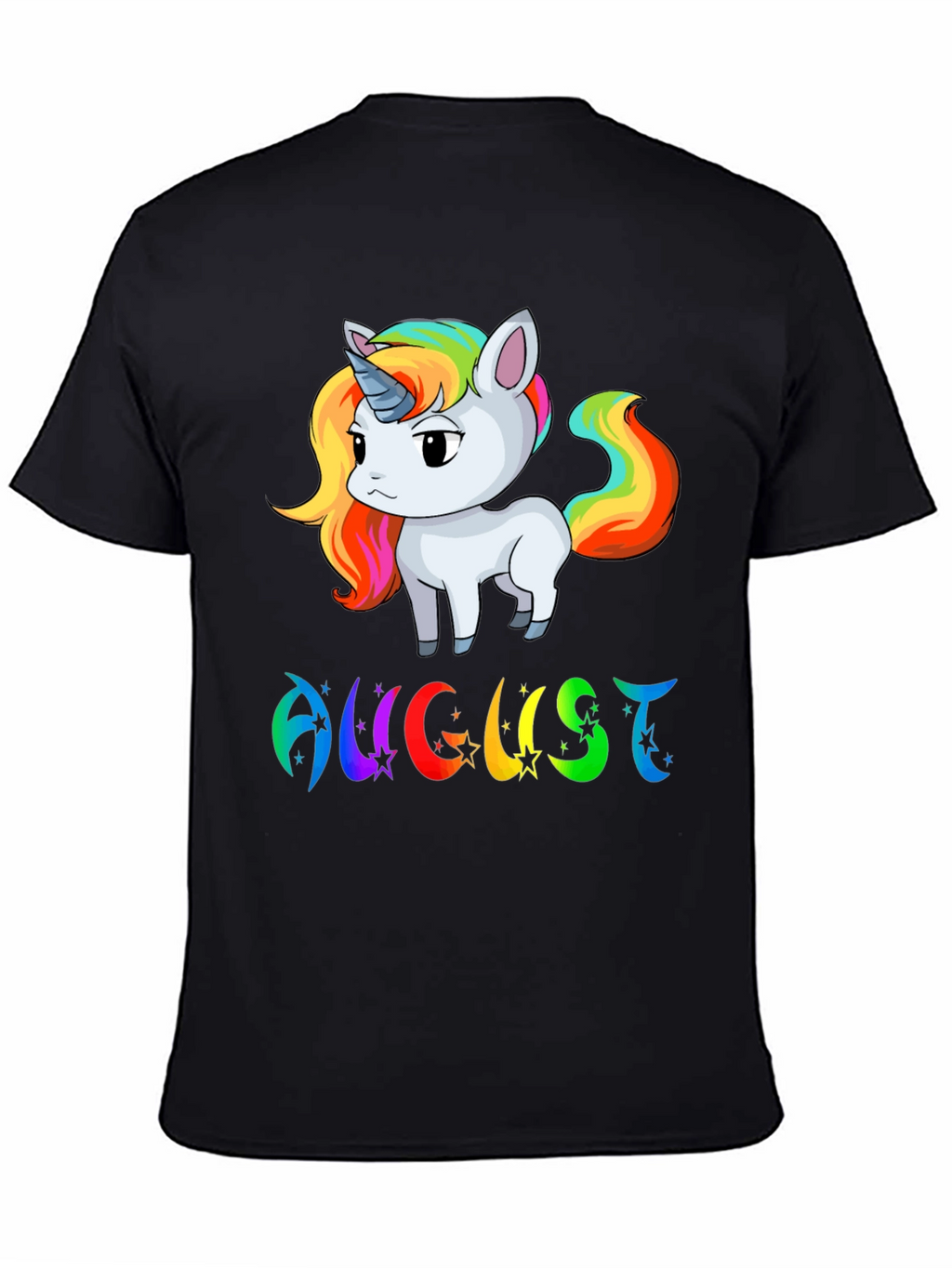 August Unicorn Birthday T-Shirt