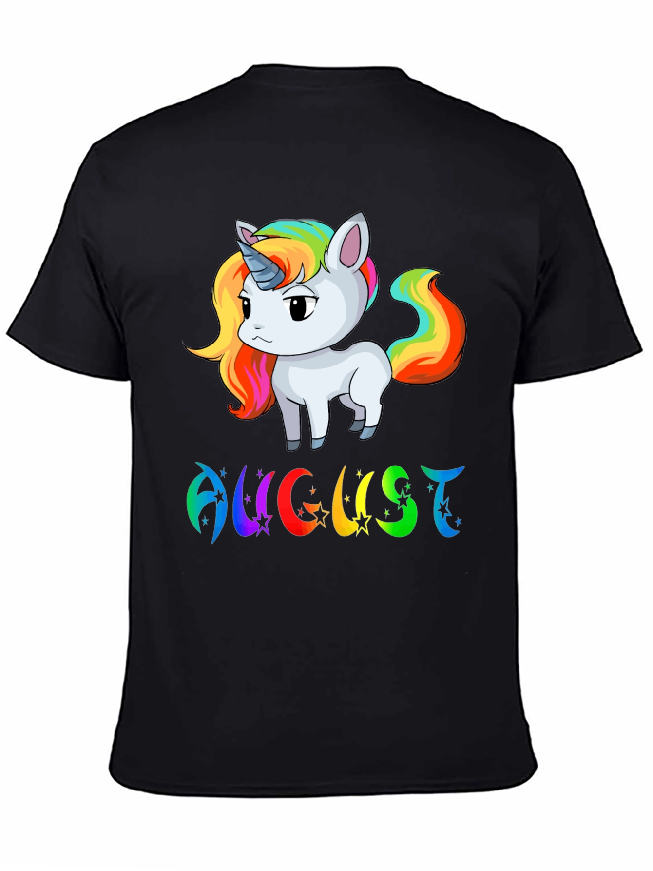 August Unicorn Birthday T-Shirt
