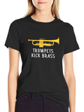 Trumpets Kick Brass T-Shirt - Music Lover Tee