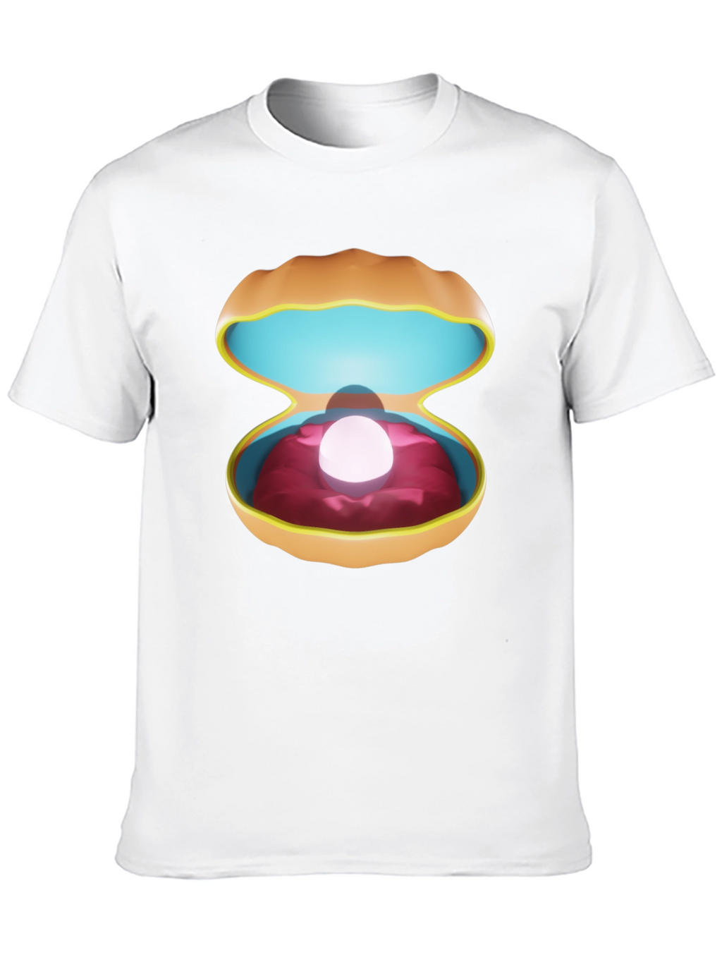 Pearl in Clam Shell Graphic T-Shirt - Unisex