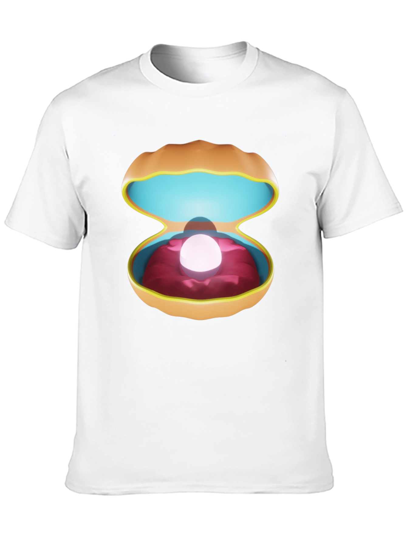 Pearl in Clam Shell Graphic T-Shirt - Unisex